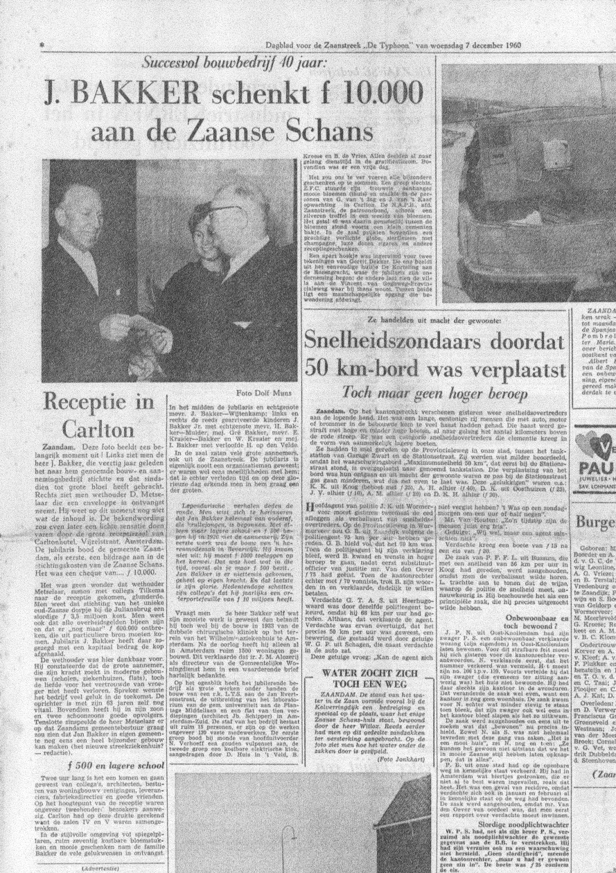 Jubileum 40 jaar Krant Zaanse Schans 