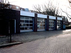 Nieuwbouw ambulance garage